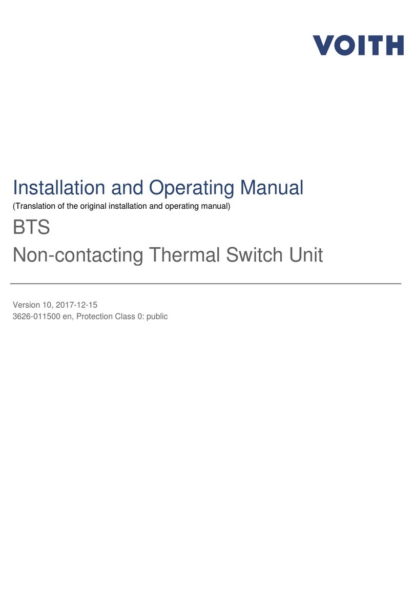 Voith BTS Manuel utilisateur