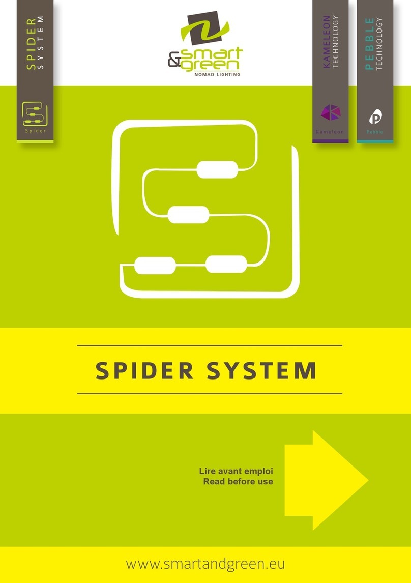 smart & green SPIDER SYSTEM Manuel utilisateur