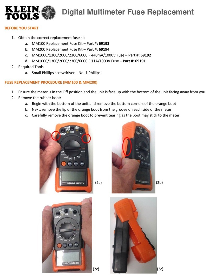 Klein Tools 69193 Manuel d'utilisation et d'entretien