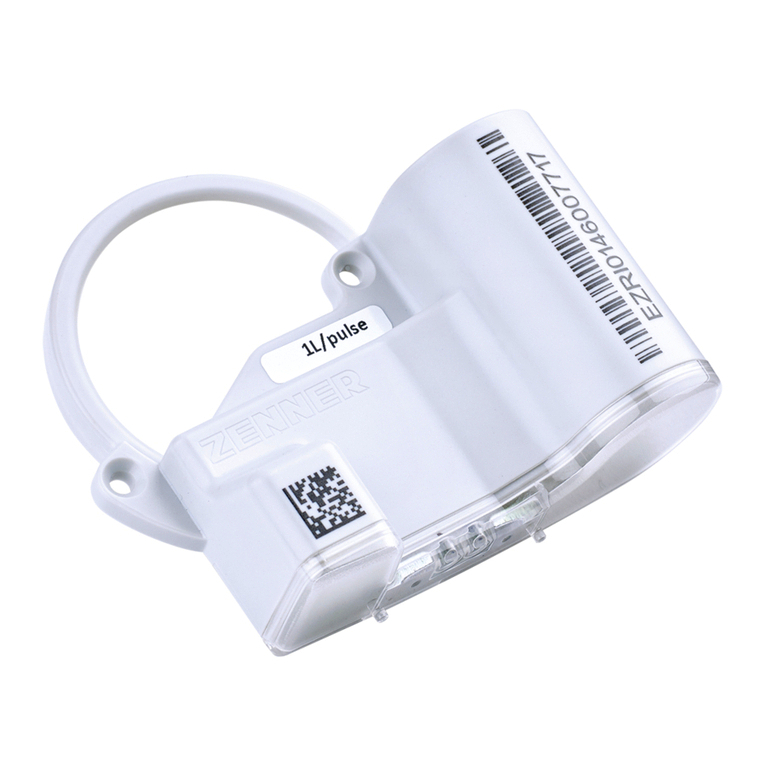 Zenner Electronic Data Capture Module Manuel utilisateur