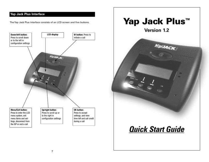 Net2Phone Yap Jack Plus Manuel utilisateur