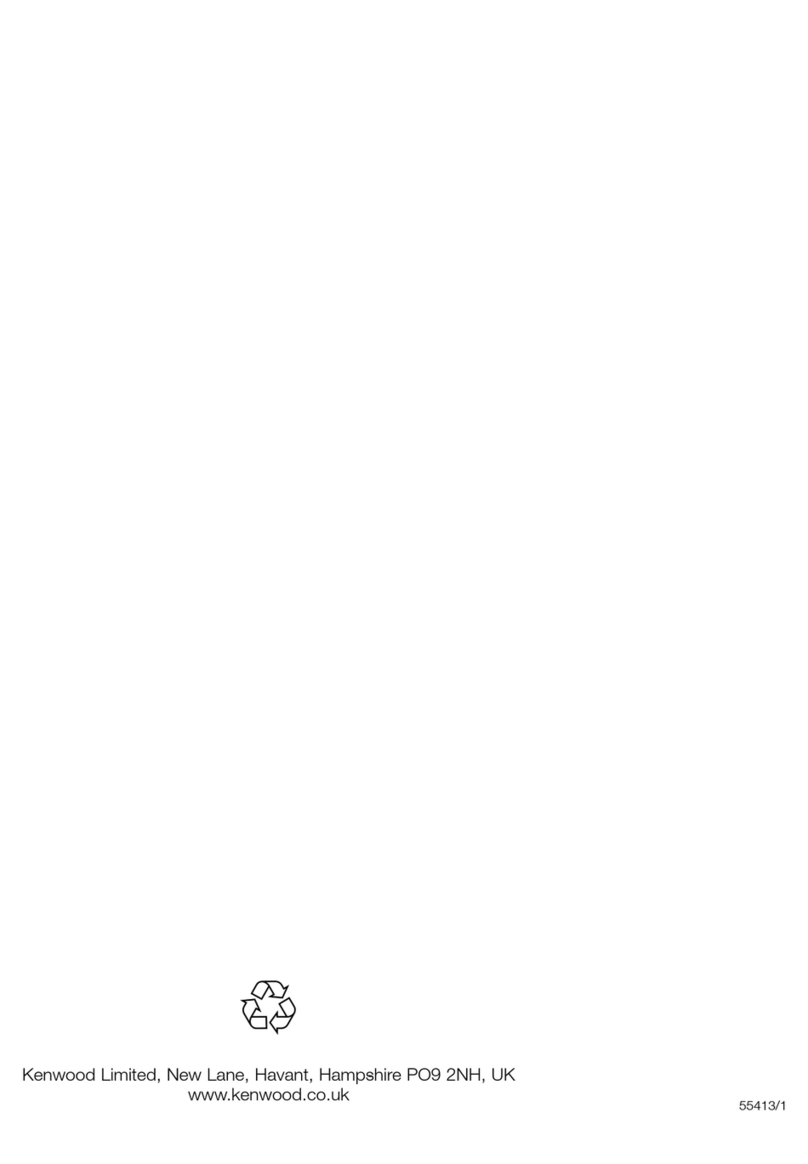 Kenwood FP510 series Manuel utilisateur