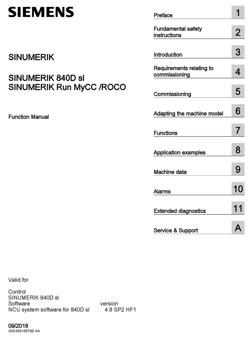 Siemens SINUMERIK Series Manuel de la liste des pièces