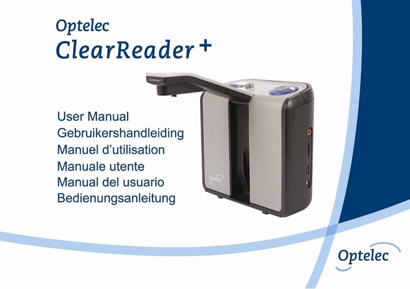 Optelec ClearReader+ Manuel utilisateur
