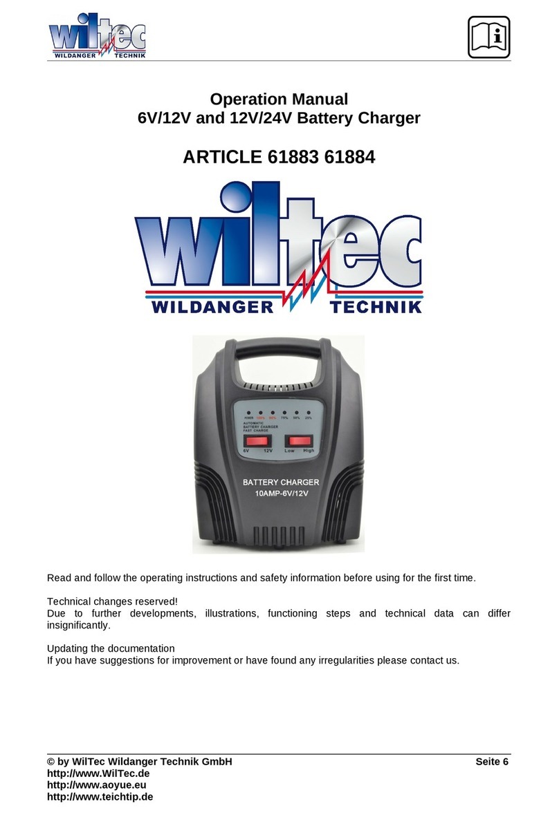 WilTec 61883 Manuel utilisateur