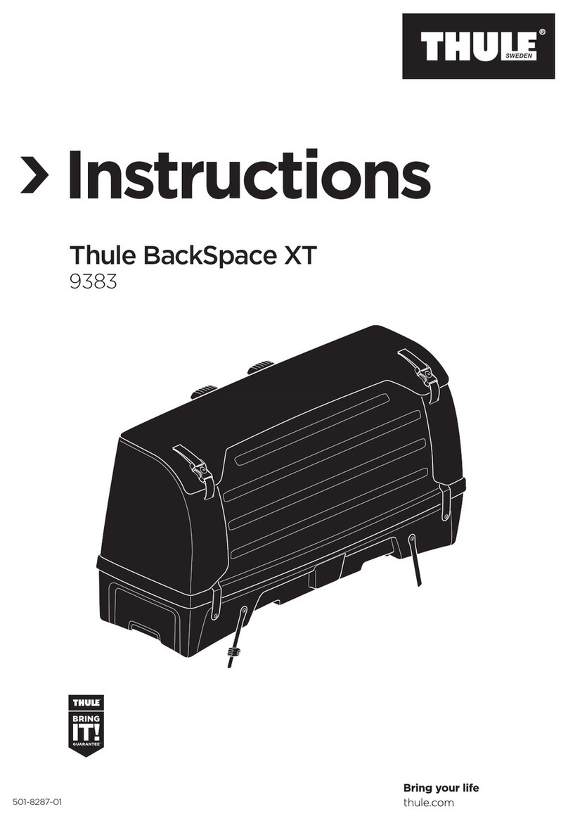 Thule BackSpace XT 9383 Manuel utilisateur