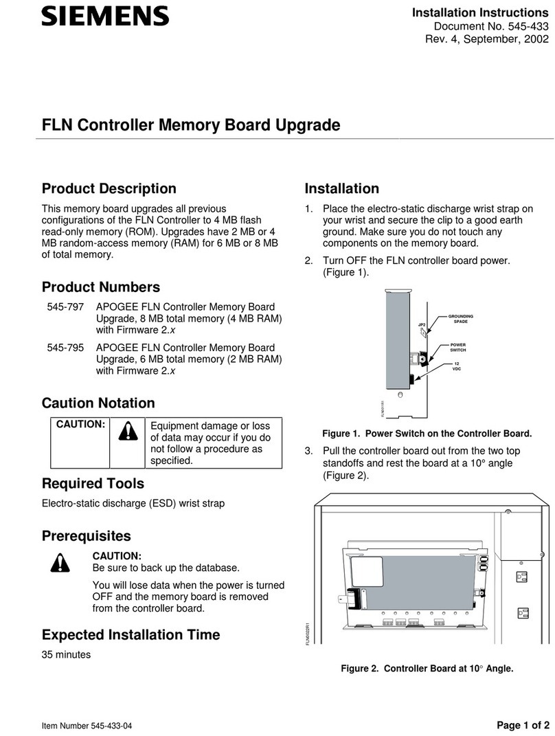 Siemens FLN Manuel utilisateur