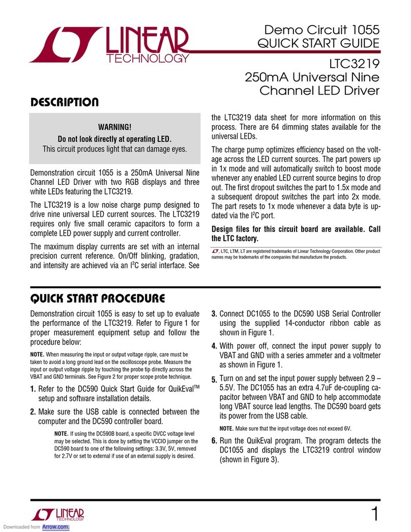 Linear Technology 1055 Manuel utilisateur