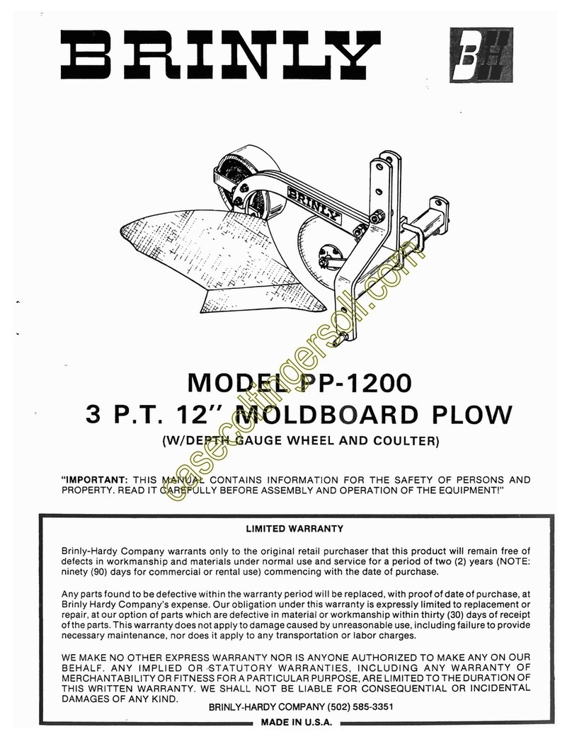 Brinly PP-1200 Manuel utilisateur Brinly PP-1200 Manuel utilisateur
