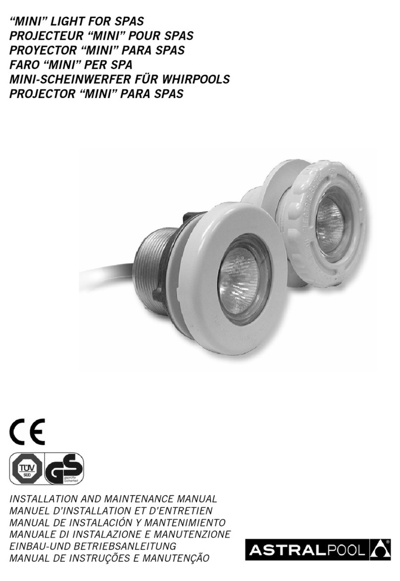 Astral Pool 33709 Manuel utilisateur