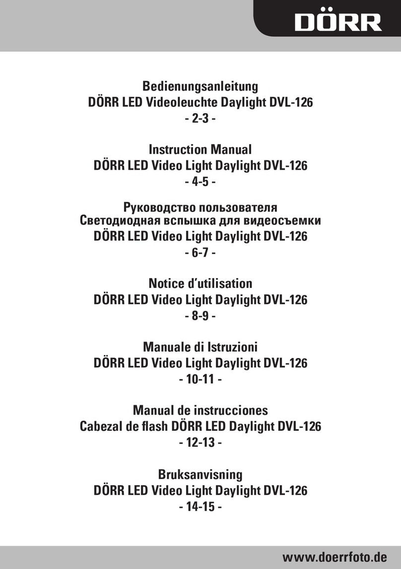 DÖRR DVL-126 Manuel utilisateur