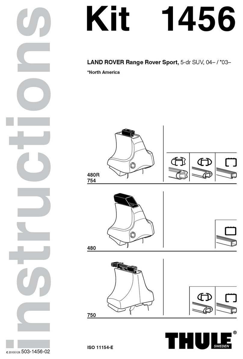 Thule 1456 Manuel utilisateur