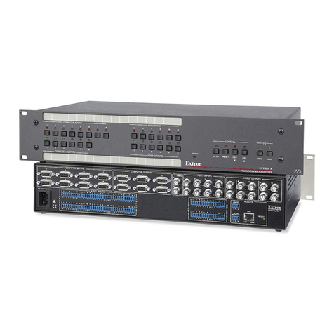Extron electronics MPX 866 A Manuel utilisateur