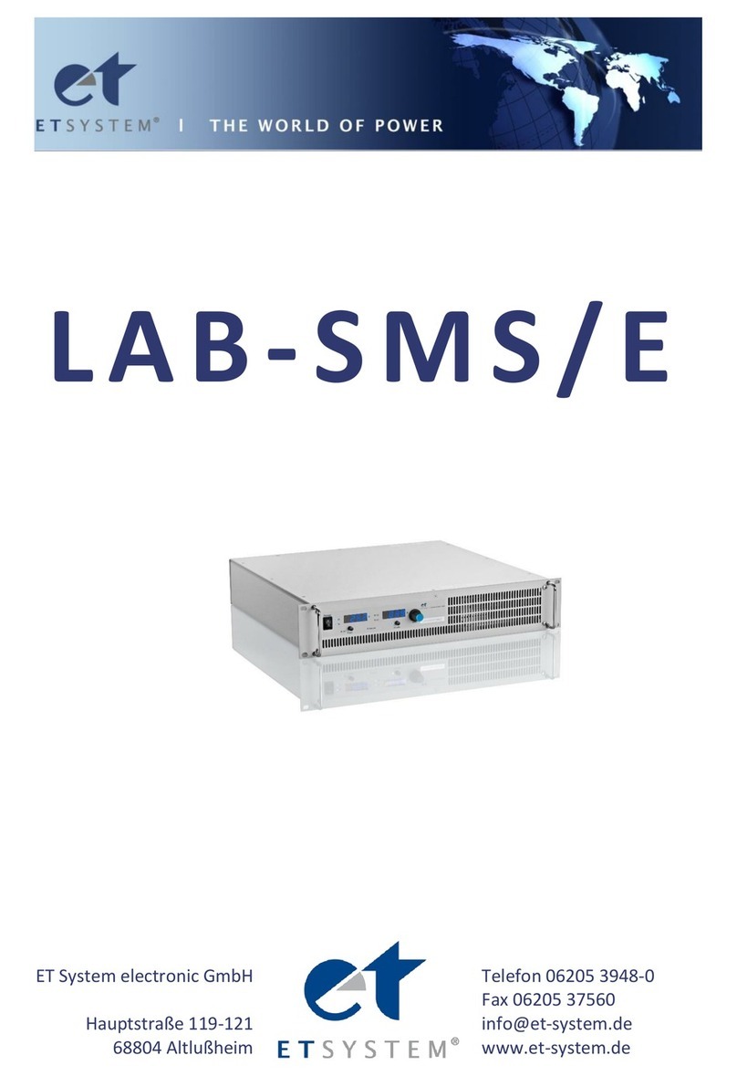 Et system LAB-SMS/E Series Manuel utilisateur