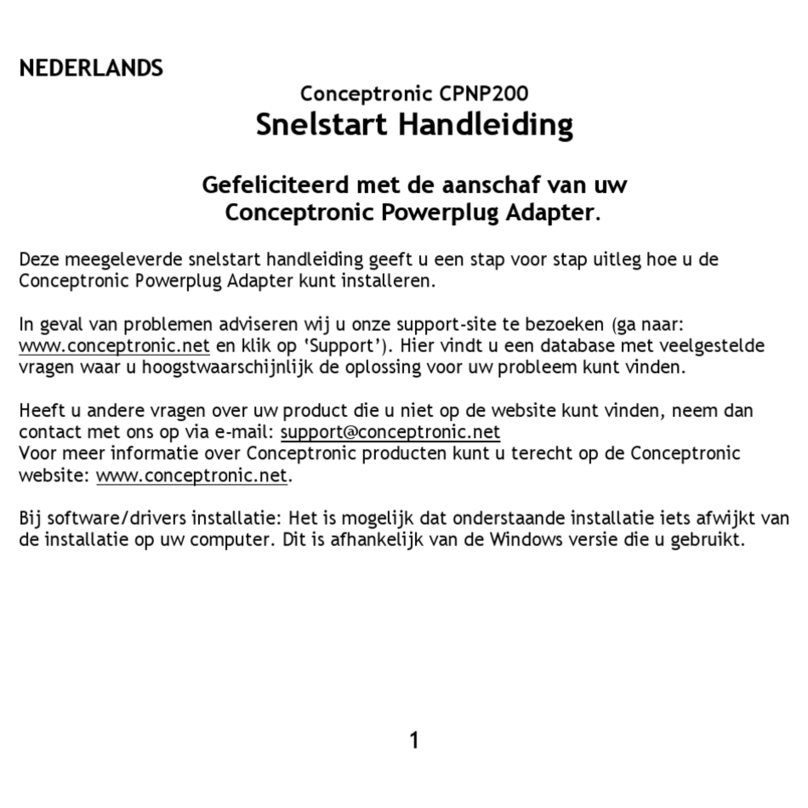 Conceptronic CPNP200 Manuel utilisateur