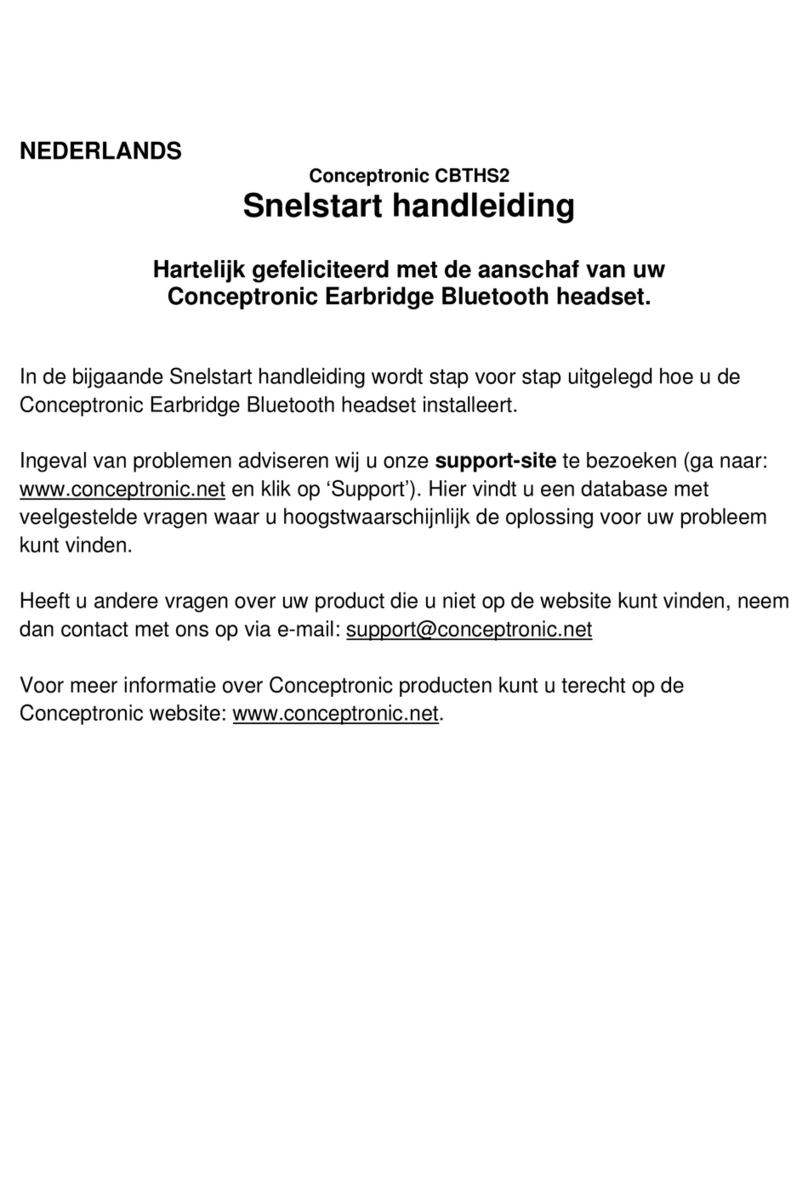 Conceptronic CBTHS2 Manuel utilisateur