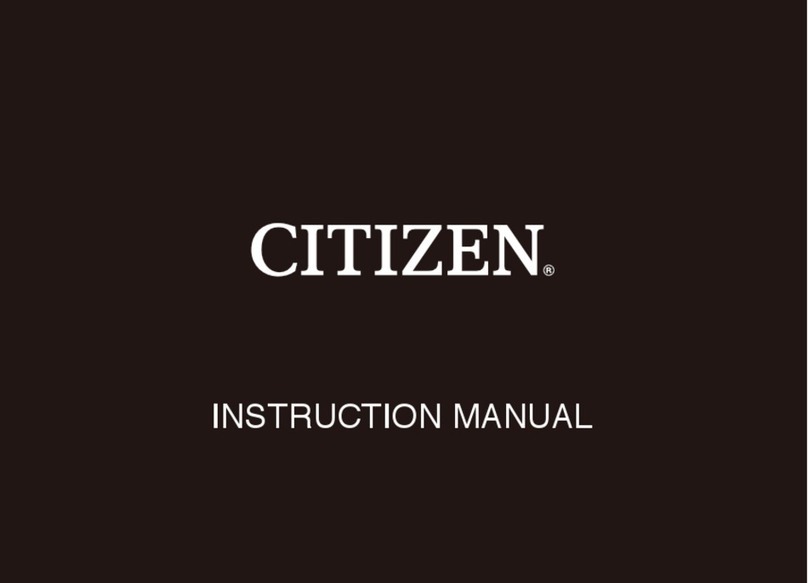 Citizen Quartz 0580 Manuel utilisateur