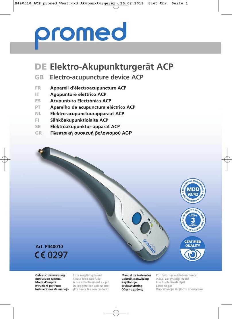 ProMed ACP Manuel utilisateur