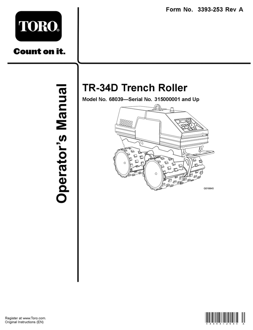 Toro TR-34D Manuel utilisateur