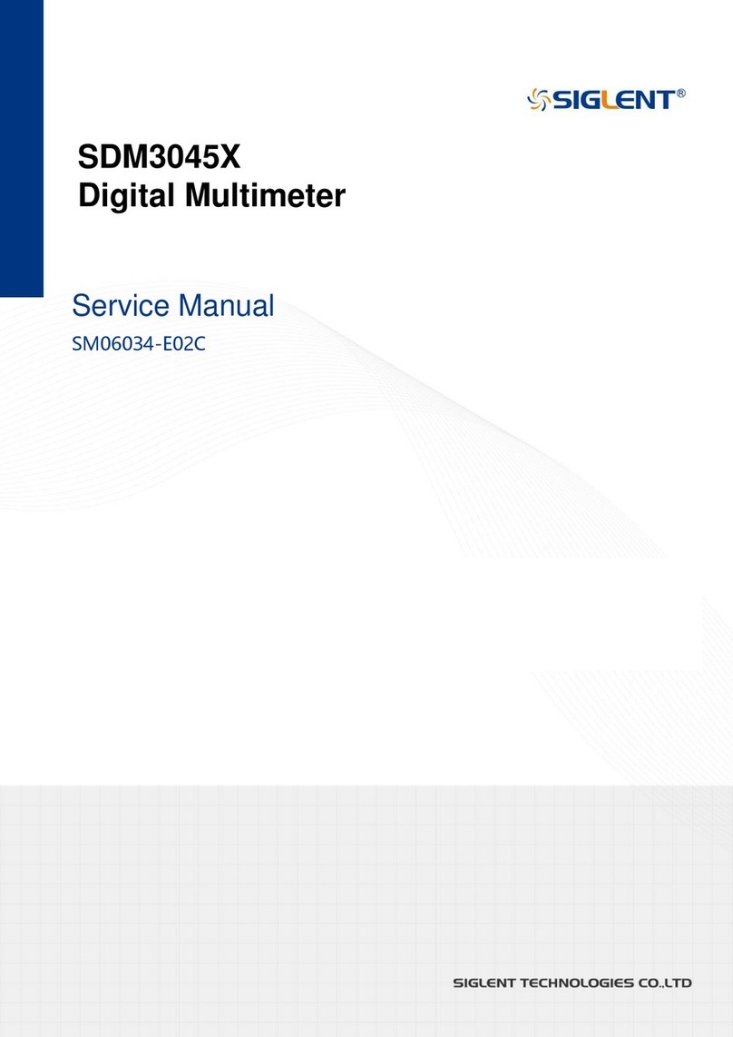 SIGLENT TECHNOLOGIES SDM3045X Manuel utilisateur