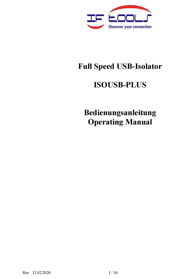 IFTOOLS ISOUSB-PLUS Manuel utilisateur