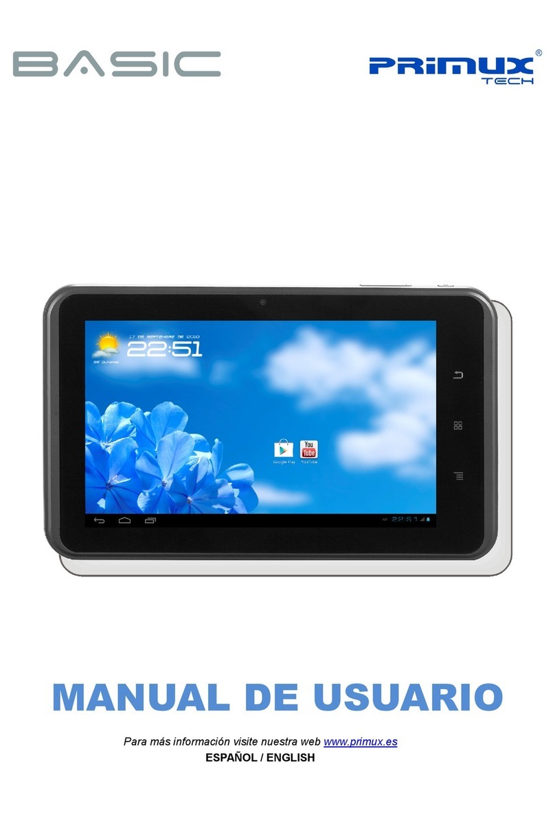 Primux BASIC TABLET 7 Manuel utilisateur