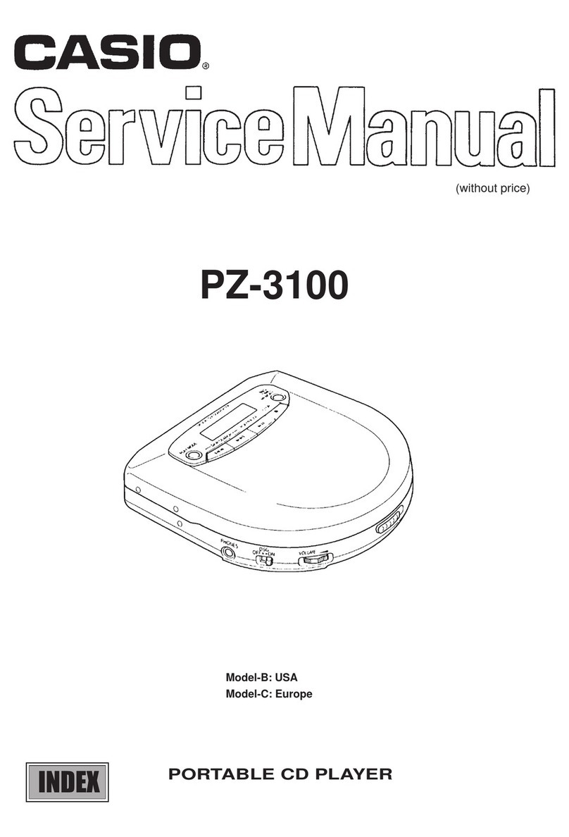 Casio PZ-3100 Manuel utilisateur
