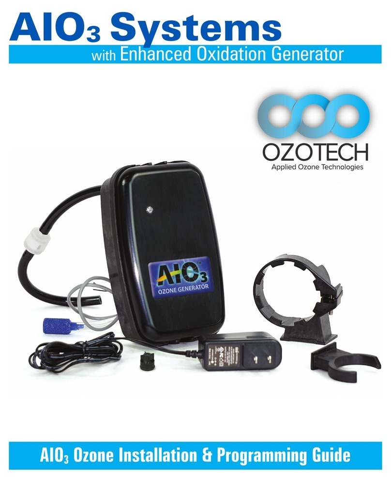 Ozotech AIO3 Systems Mode d'emploi