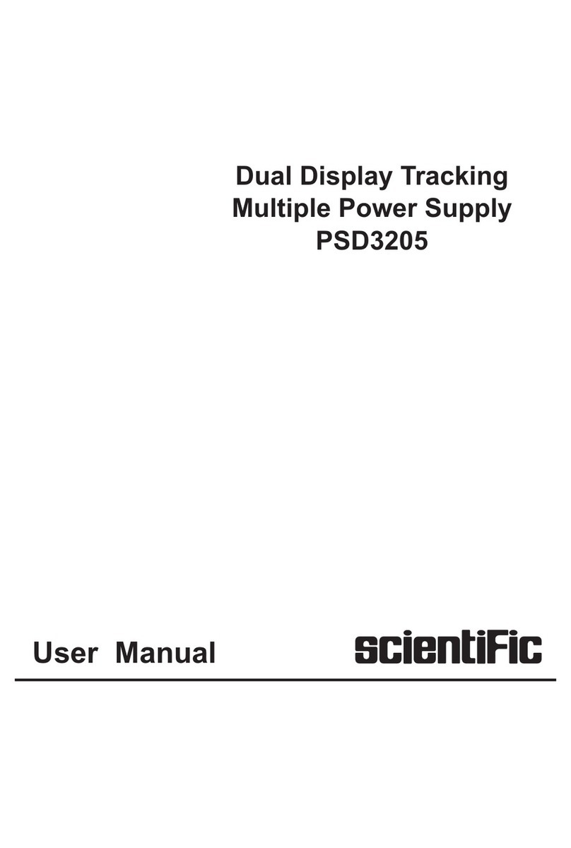 Scientific PSD3205 Manuel utilisateur