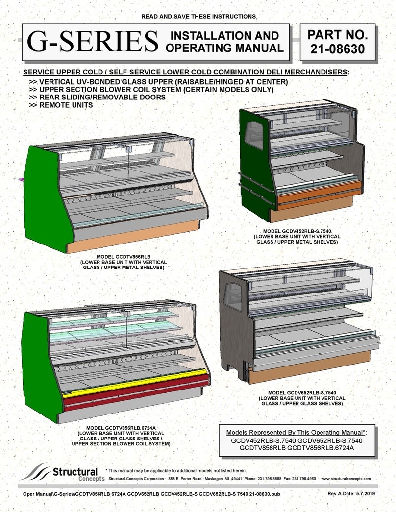 Structural Concepts G Series Manuel utilisateur Structural Concepts G Series Manuel utilisateur
