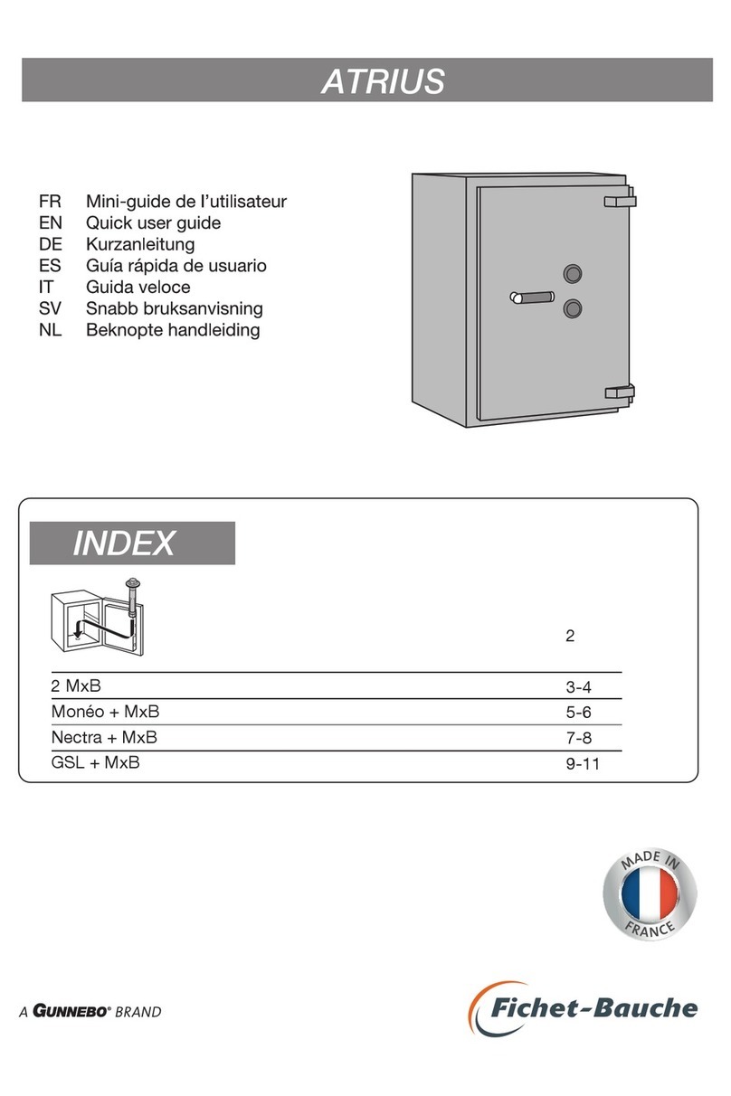 Fichet-Bauche ATRIUS Manuel d'instructions