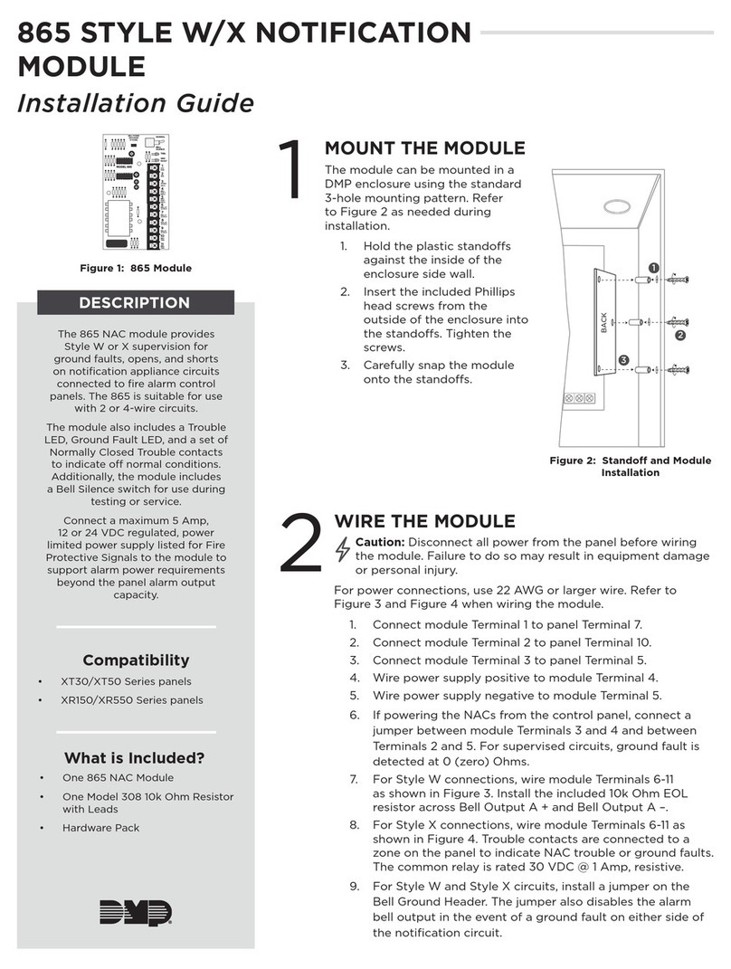 DMP Electronics 865 Manuel utilisateur