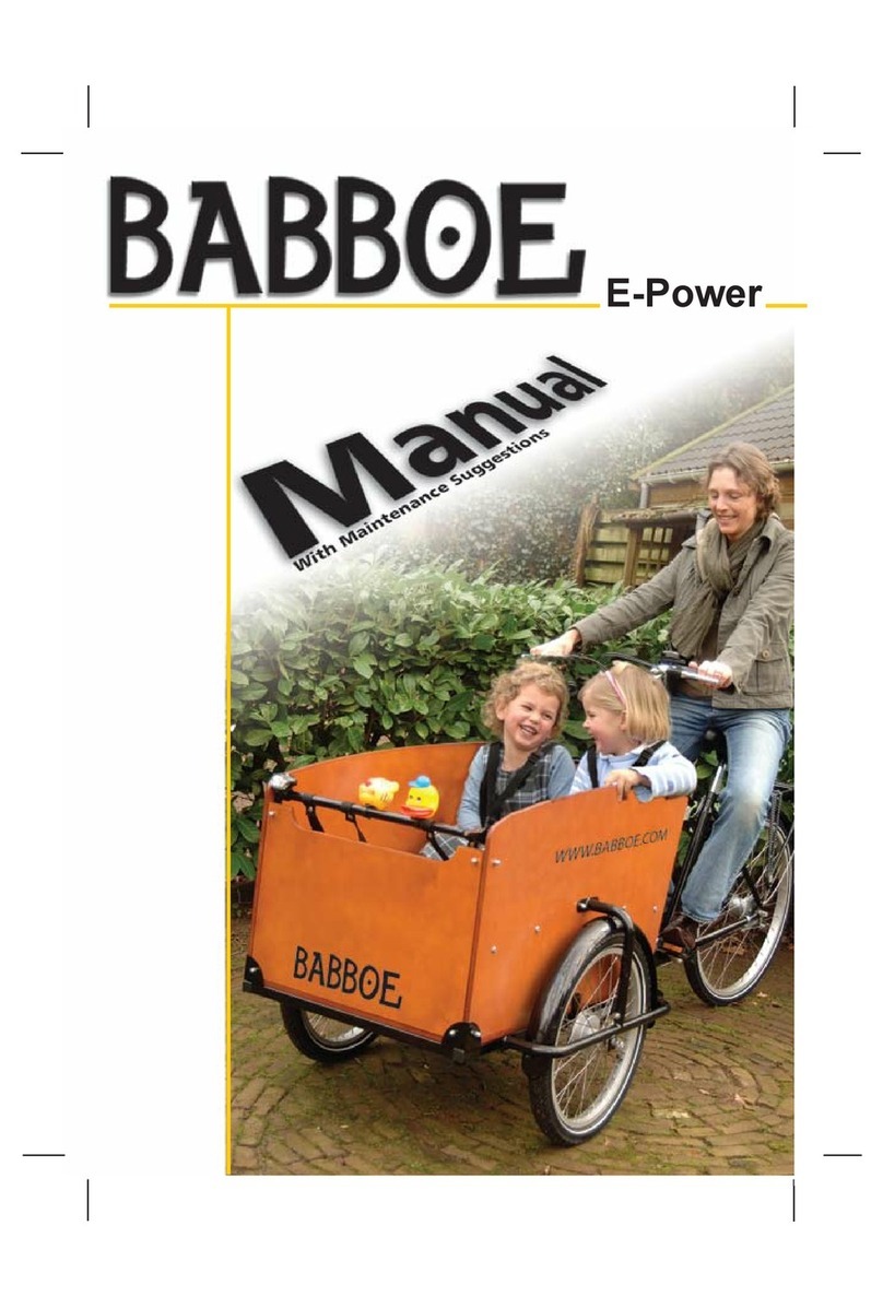 Babboe E-Power Manuel utilisateur