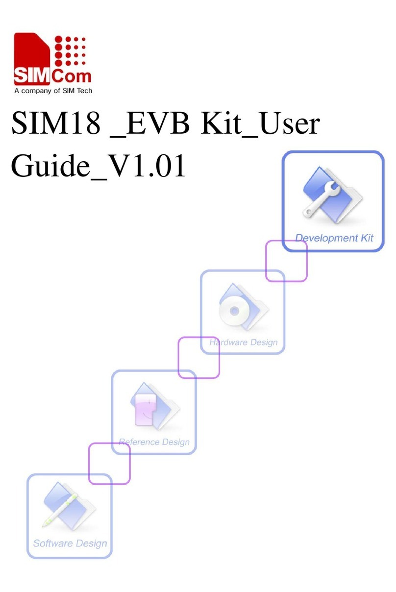 SimCom SIM18 Manuel utilisateur