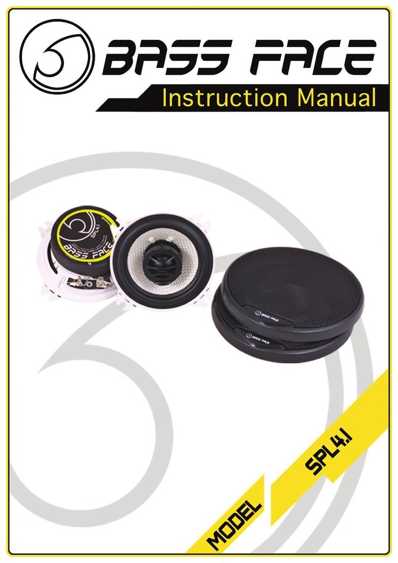 BASSFACE SPL4.1 Manuel utilisateur