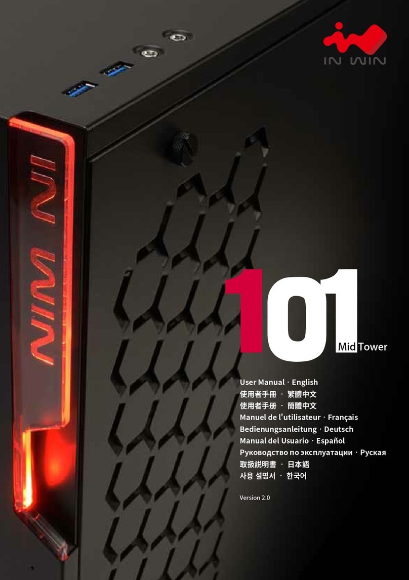 InWin 101 Manuel utilisateur InWin 101 Manuel utilisateur