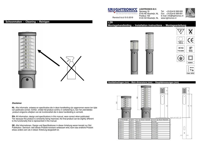 Lightronics LZR Manuel utilisateur