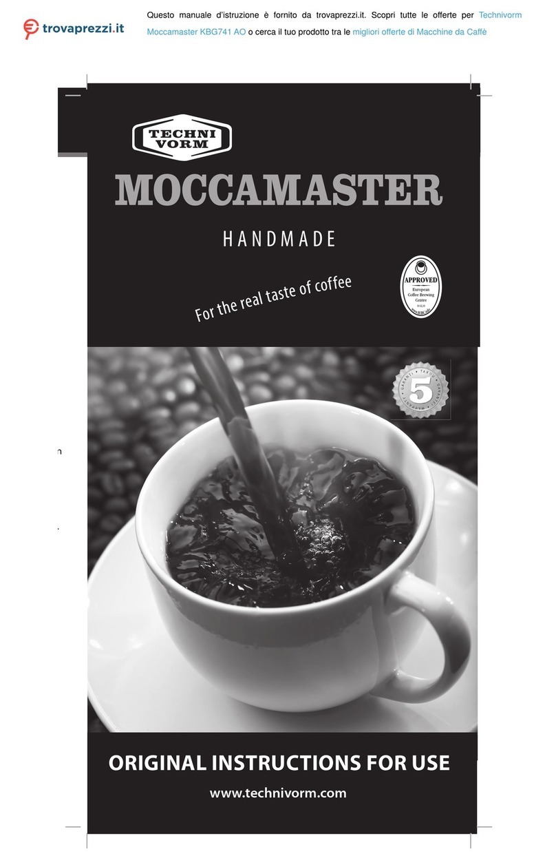 Technivorm Moccamaster Manuel de service