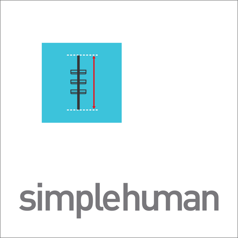 simplehuman BT1062 Manuel utilisateur