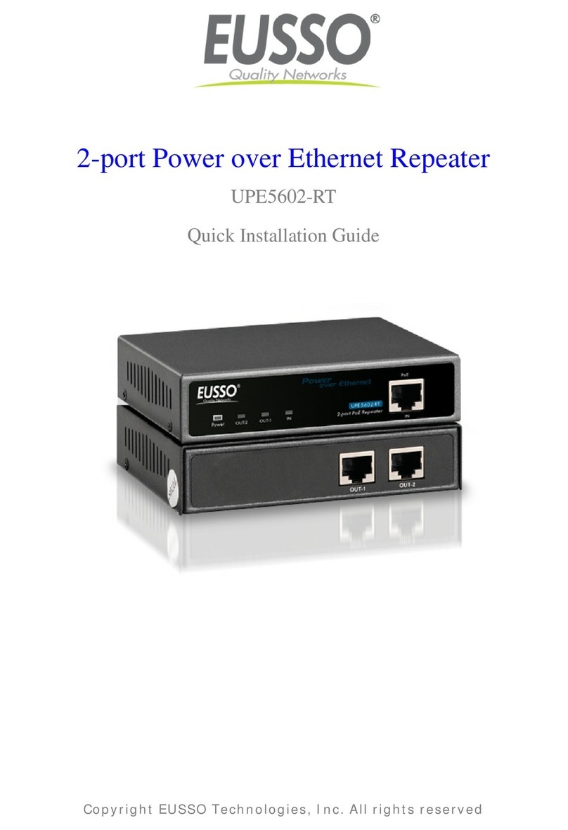 Eusso UPE5602-RT Manuel utilisateur Eusso UPE5602-RT Manuel utilisateur