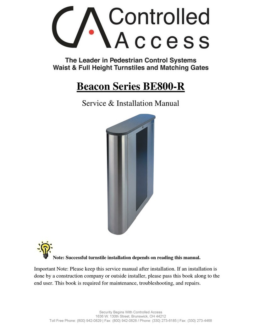 Controlled Access Beacon Series Manuel utilisateur