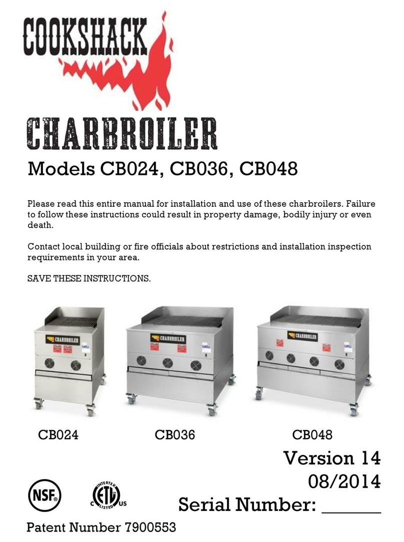 Cookshack CB024 Manuel utilisateur