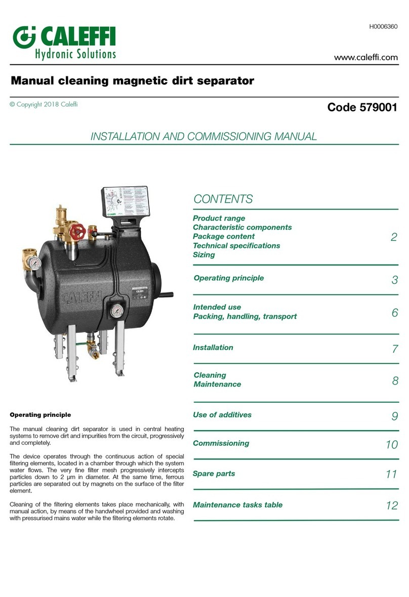 CALEFFI 5790 Series Mode d’emploi
