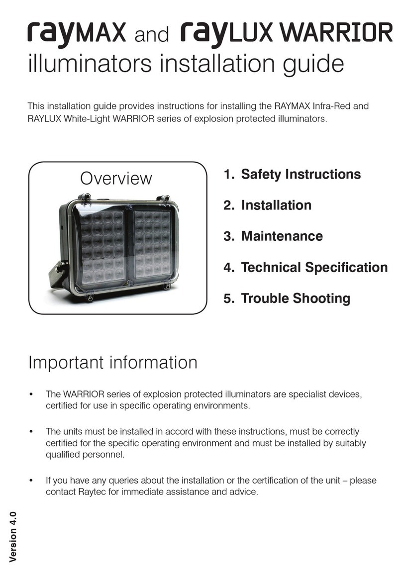 Raytec RAYMAX WARRIOR Manuel utilisateur
