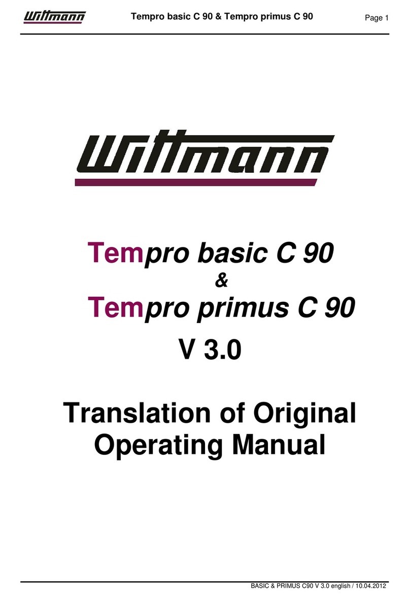 Wittmann Tempro basic C 90 Manuel d'utilisation