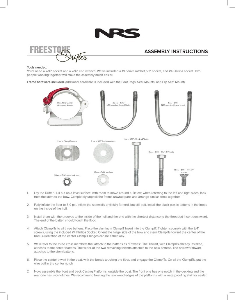 NRS Freestone Drifter Manuel utilisateur
