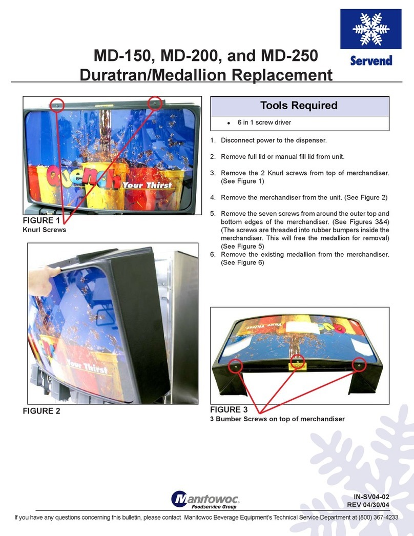 Servend MD 150 Instructions d'utilisation et de sécurité Servend MD 150 Instructions d'utilisation et de sécurité