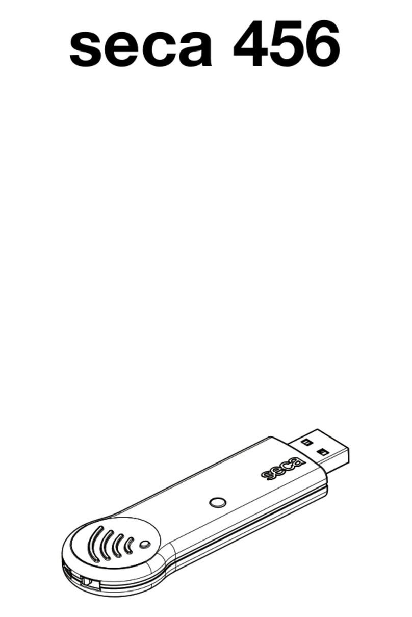 Seca 456 Manuel utilisateur