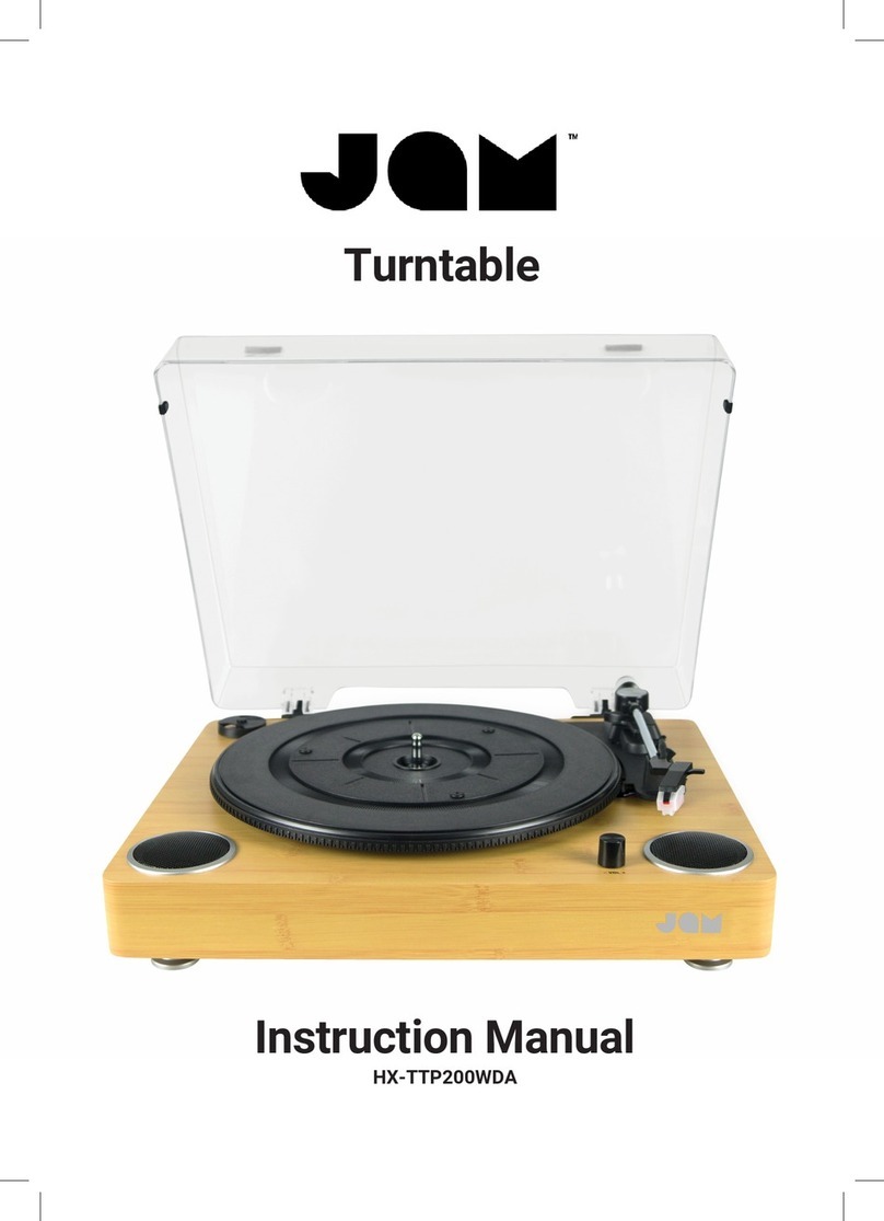 Jam HX-TTP200WDA Manuel utilisateur