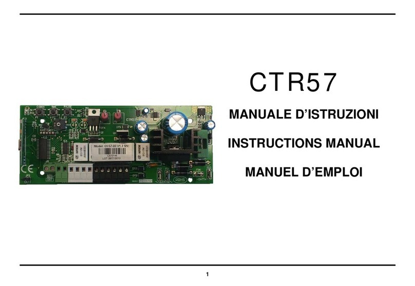 Leb Electronics CTR57 Manuel utilisateur Leb Electronics CTR57 Manuel utilisateur